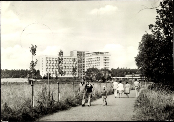 Ak Klink an der Müritz Mecklenburg, FDGB Ferienobjekt, Erholungsheim Herbert Warnke