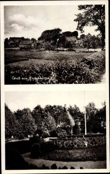 Ak Todenbüttel in Sleeswijk-Holstein, lokaal gedeelte, park