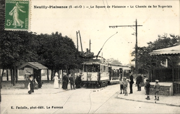 PC Neuilly Plaisance Seine Saint Denis, Square de Plaisance, Nogenlais railway