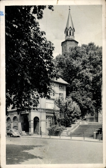 Postcard Schötmar Bad Salzuflen in Lippe, Schülerstraße, Church