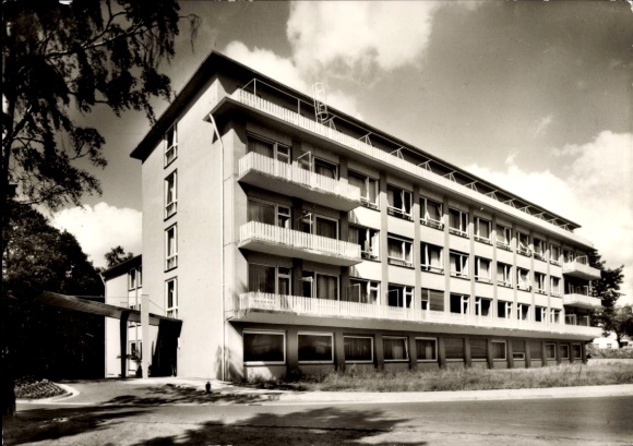 Postcard Homburg in der Saarpfalz, Eye Clinic
