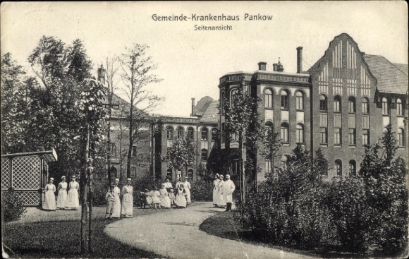 Ak Berlin Pankow, Gemeinde-Krankenhaus