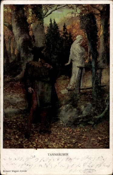 Ak Tannhäuser, Richard Wagner-cyclus