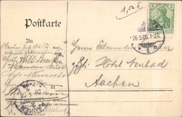KP Wiesbaden w Hesji, widok na wnętrze, fontanna Kochbrunnen, hala do picia, Wiesbaden