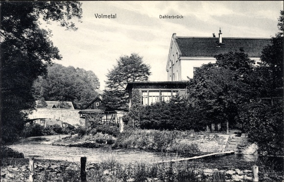 PC Dahlerbrück Schalksmühle in the Sauerland, part in the Volmetal, bridge