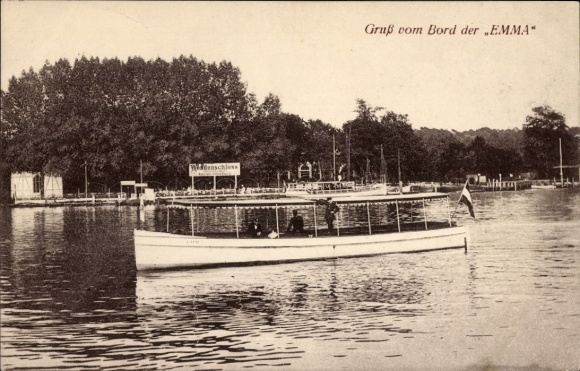 KP Berlin Köpenick Wendenschloss, statek Emma