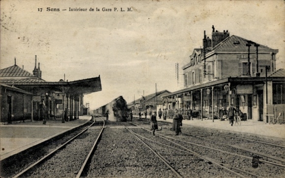 Postcard Sens-Yonne, Gare