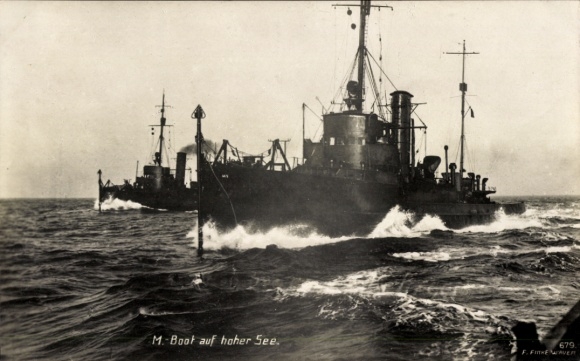 Ak Reichsmarine, Deutsches Kriegsschiff, M-Boot