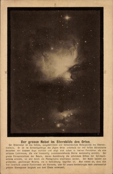 Ak hemellichaam, Grote Nevel in het sterrenbeeld Orion