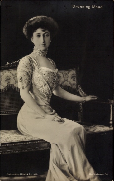 Ak Queen Maud of Norway, Königin von Norwegen