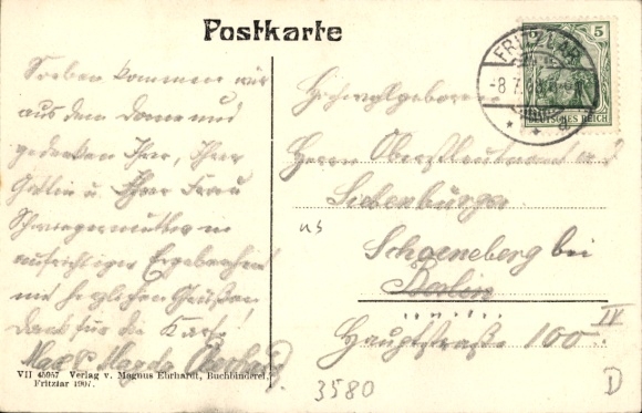 Postcard Fritzlar in Hesse, Collegiate Church of St. Petri