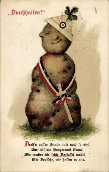 Postcard Persistence, Potato humanized, I. WW