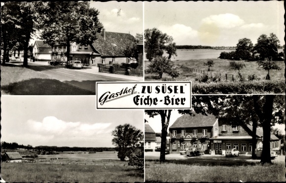 Postcard Süsel in Ostholstein, Gasthof zu Süsel, exterior view