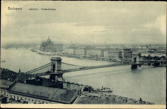 10 alte Ak Budapest in Ungarn, diverse Ansichten
