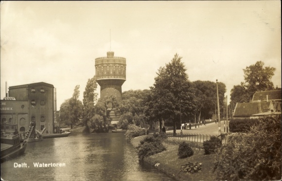 PC Delft South Holland Netherlands, water tower