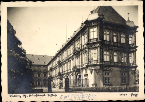 Ak Mainz am Rhein, Schloss, Jugendherberge