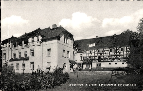 Postcard Ruppichteroth Rhein Sieg district, school camp of the city of Cologne