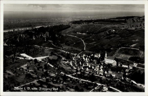 Postcard Stein in Baden, aerial photograph