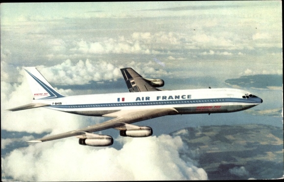 Samolot pasażerski KP French Air France, Boeing 707 Intercontinental, F-BHSB