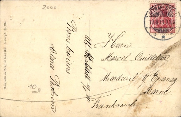 Postcard Hamburg Wandsbek Rahlstedt Altrahlstedt, Hermannstraße
