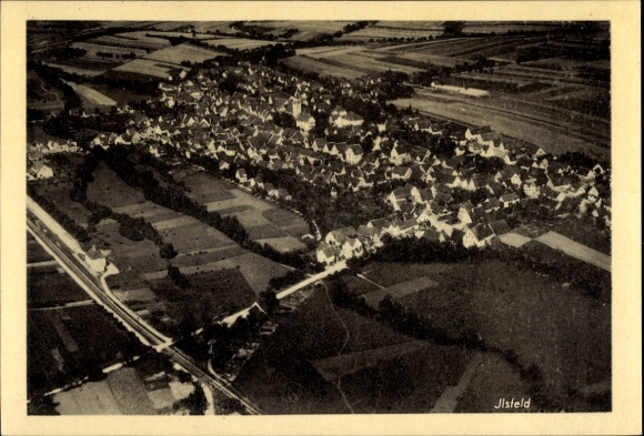 Ak Ilsfeld in Württemberg, luchtfoto