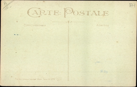 Artist Postcard Griff, man in French costume, walking stick, aimer la terre, c&#39;est les ecus...