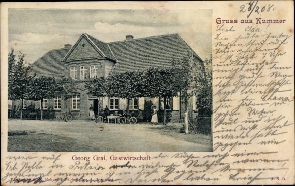 Postcard Kummer Ludwigslust in Mecklenburg, inn