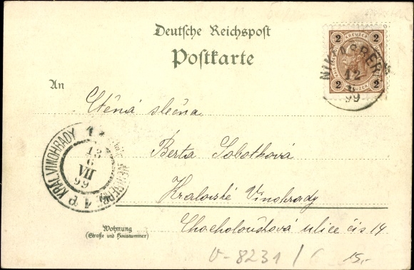 Chromo-Litho Rehefeld Zaunhaus Altenberg in the Ore Mountains, hunting lodge, train station, customs office, Fischerhaus inn