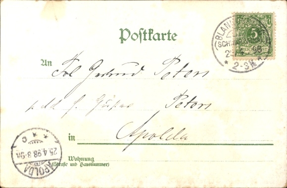Litho Dresden Altstadt, im Mondschein, Reklame Aulhorns Nähr-Kakao