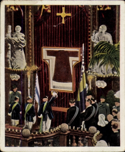 Collector's picture The post-war period No. 219, August 1933, The Holy Rock of Trier, student delegation