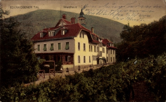 Ak Edenkoben an der Haardt Pfalz, Waldhaus im Edenkobener Tal