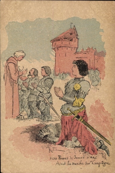 Artist PC Paques de Jeanne d'Arc, avant la marche sur Compiegne