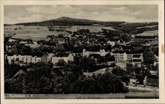 Postcard Rodewisch in Vogtland Saxony, Panorama