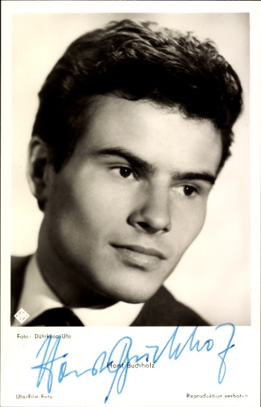 Ak Schauspieler Horst Buchholz, Portrait, Autogramm