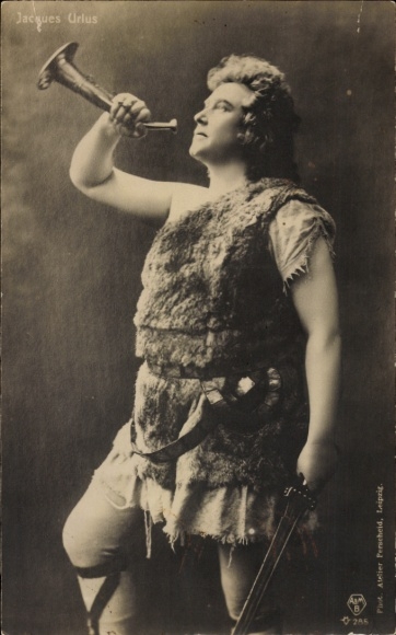 Ak Opernsänger Jacques Urlus, Kostüm