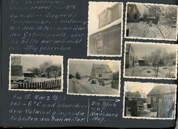 Photo Album Dierberg near Rheinsberg, 267 photos, house construction 1957 -1963, unique contemporary testimony
