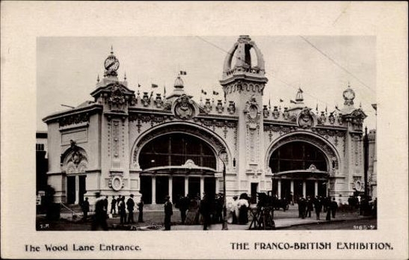 Set von 68 Ansichtskarten, London, Französisch - Britische Ausstellung 1908