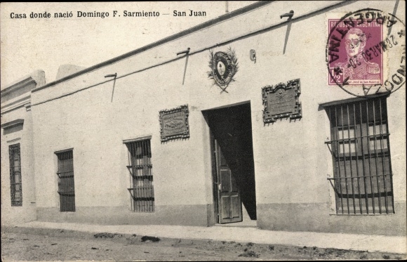 KP San Juan Argentina, Casa donde nacio Domingo F. Sarmiento