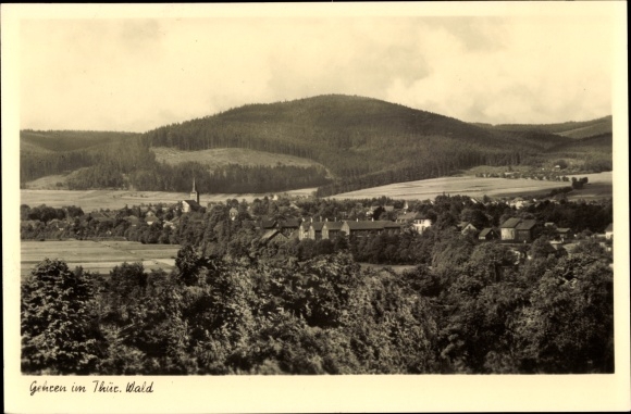 Ak Gehren Ilmenau in Thüringen, Panorama, Berge
