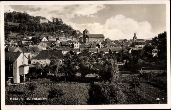 Ak Homburg Saarland, Gesamtansicht
