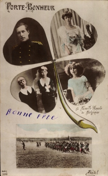 PC Belgian royal family as cloverleaf