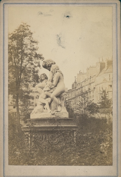 Kastfoto Paris VI, Jardin du Luxembourg, Famille d'Adam, kunststof
