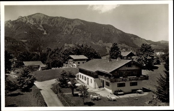 Ak Unterwössen Bayern, Hochplatte, Café Achental