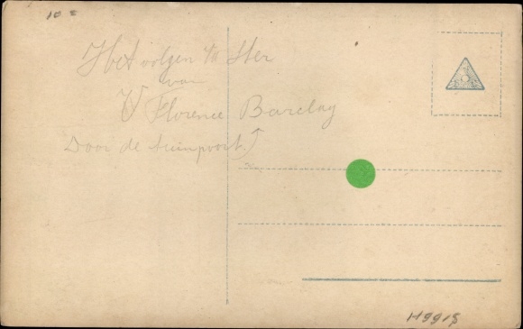 Artist Postcard Rumpf, poet Friedrich Schiller, profile view