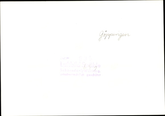 Photo Göppingen in Württemberg, aerial photograph