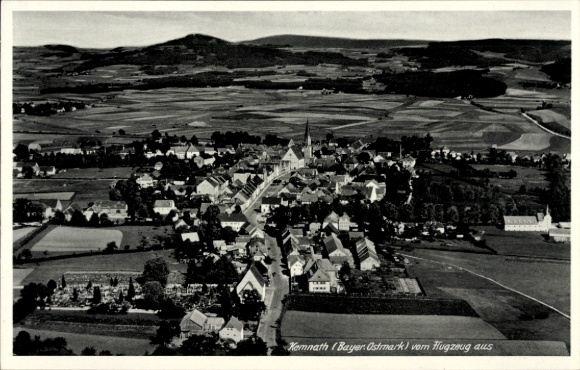 Postcard Kemnath in the Upper Palatinate, aerial photograph