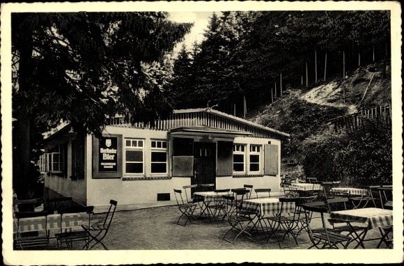 Postcard Rodenberg in Schaumburg, Waldschänke Heisterburg in the Deister near Barsinghausen