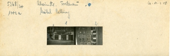 Contact sheet photos Berlin Schöneberg Friedenau, Rheinstraße, shop Möbel Belling, dance school