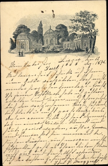 Chromo-Litho Nuremberg in Middle Franconia Bavaria, Bavarian State Exhibition 1896