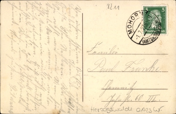 Postcard Herzogswalde Wilsdruff Sachsen, view of Sommerfriche Landberg